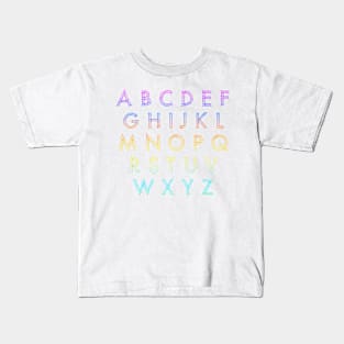 subtle Alphabet Kids T-Shirt